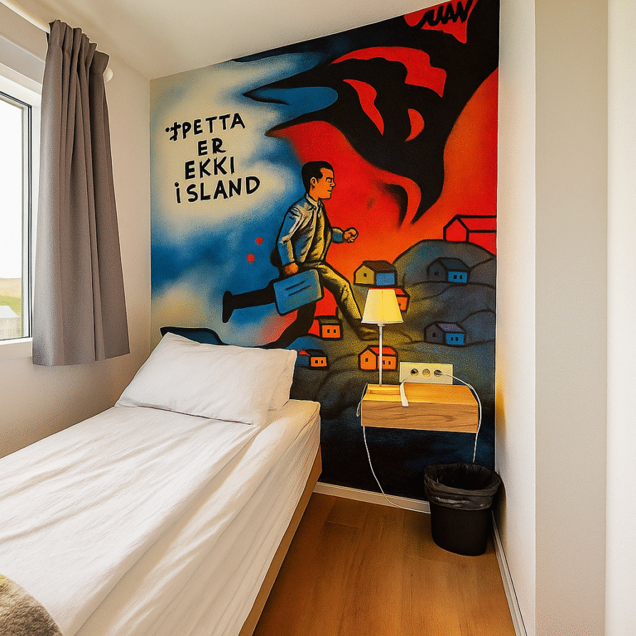 Single – Private Bathroom @ The Stykkishólmur Inn